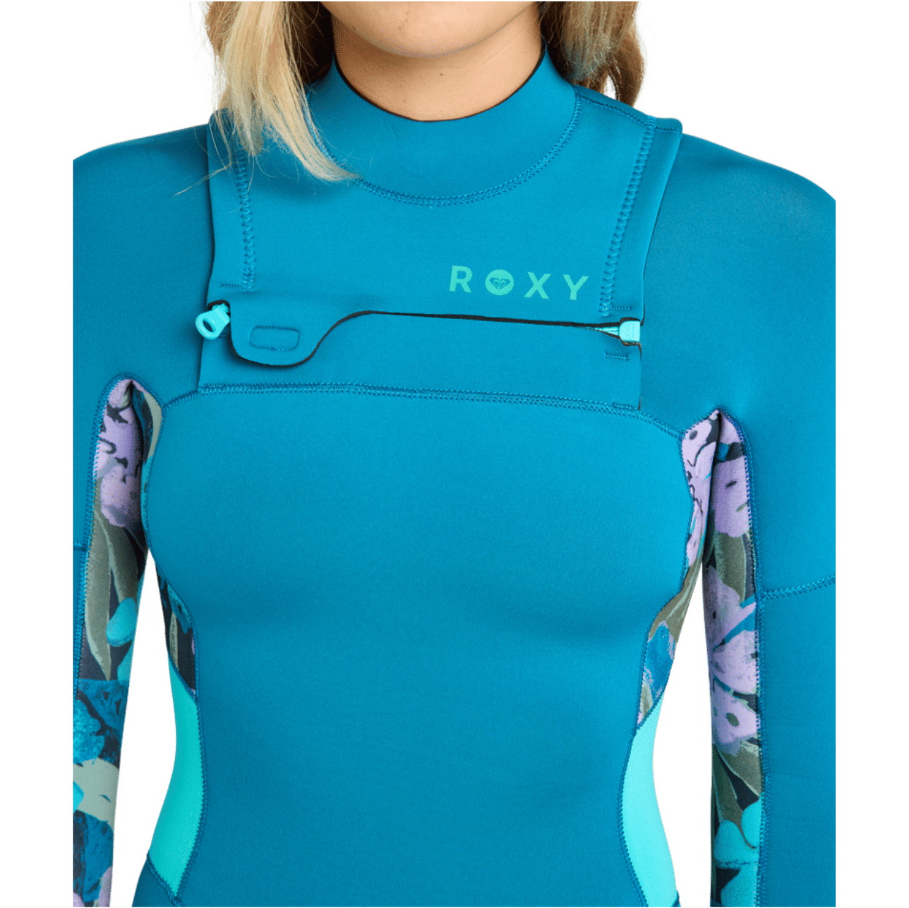2026 Roxy Womens Swell Natural 4/3mm Chest Zip Wetsuit 26BW213509 - Golden Gal